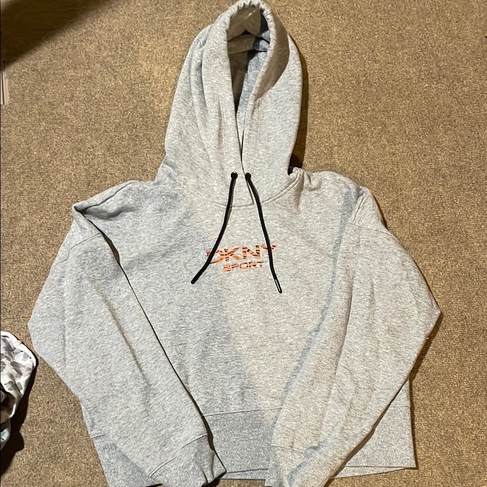 DKNY Sport Heather Gray Hoodie